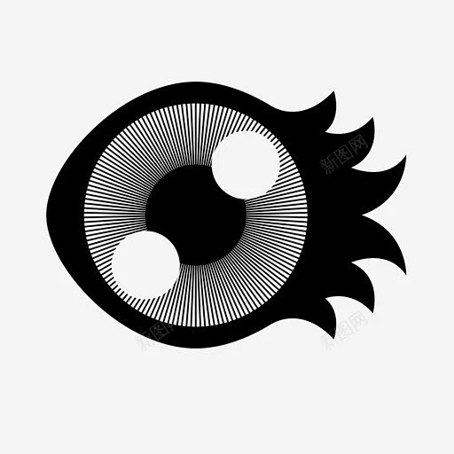 眼睛瞳孔器官图标 标识 标志 UI图标 设计图片 免费下载 页面网页 平面电商 创意素材-花瓣网