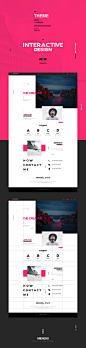 Personal website_任星星_68Design