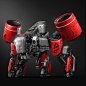 【机械设计】机器人-机械兽-机械装-赛博朋克-枪械-科技科幻飞艇装甲设计1300 P张-CG角色-3D作品,微元素 - 角色参考,角色赏析,3D参考,可视化,脚本,节点,PlayMaker - Element3ds.com!