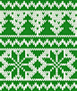 绿色圣诞针织图案背景矢量素材
