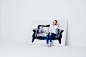 Hanging canvas furniture by YOY design studio