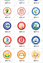 幼儿园小学班徽设计学校校徽logo设计图案设计运动会logo设计-淘宝网