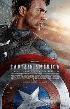 美国队长 Captain America: The First Avenger 海报