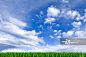grass with sky图片素材