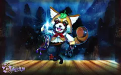 #中动物角色原画# #女角色设计# # 动物角色设定# #游戏角色原画# #剑士# 壁纸 桌面 头像 浣熊(1920×1200)