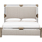 Pierre King Bed, Kirkland Cloud - Bedroom - Furniture