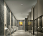 工装酒店会所公共卫生间厕所室内卫浴设计空间3DMAX模型  (9)