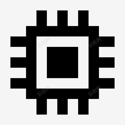 处理器芯片电源主板图标 集成电路 icon 标识 标志 UI图标 设计图片 免费下载 页面网页 平面电商 创意素材-花瓣网