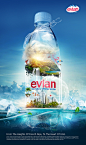 EVIAN Natural Spring Water : Evian Natural Spring Water