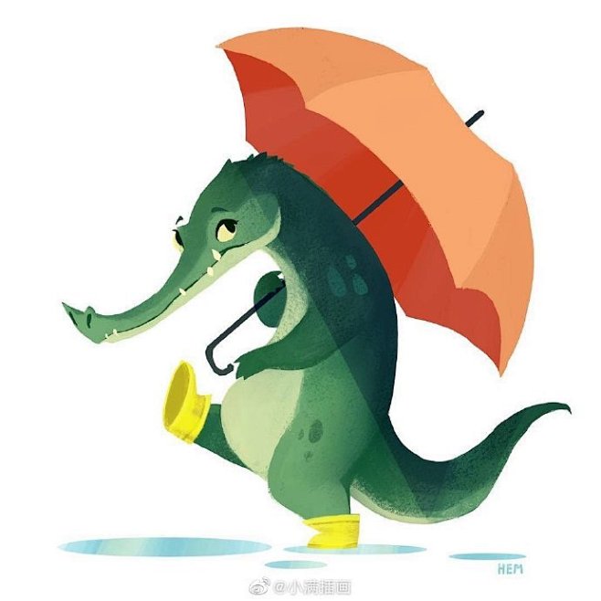 小满的插画分享
超级可爱有木有，初学者赶...