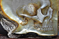 Pearl Shell Skull Carvings by Gregory Halili