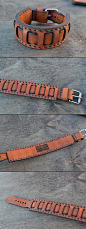 Leather Bracelet-men / Кожаный мужской браслет: