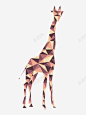 长颈鹿高清素材 几何图形 动物 卡通长颈鹿 艺术长颈鹿 长颈鹿 元素 免抠png 设计图片 免费下载