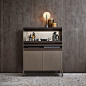Quinten: perfectly proportioned sideboards, an attentive choice of materials and treatments such as matt or gloss laquered woods and, in the new finishes,
