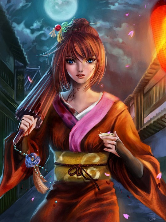 Rika Everdeen动漫人物插画作...