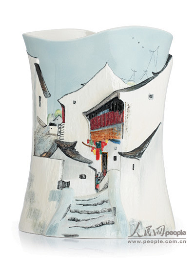 江南村鎮 瓷瓶