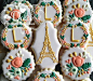 Floral Parisian Cookies