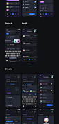 mobile app design UI ux Productivity