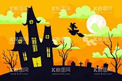 万圣节背景  - 源文件下载【酷图网】万圣节背景,万圣节壁纸,卡通,万圣节,西方传统节日,矢量图,