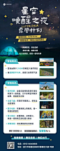 旅游露营星空活动计划长图海报
