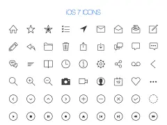 iOS 7的图标