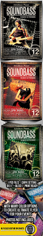 SoundBass Concert Music Flyer - GraphicRiver Item for Sale