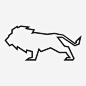狮子野生程式化图标_88ICON https://88icon.com 狮子 野生 程式化 力量 线条 丛林之王 丛林猫 几何动物 猫科动物