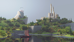 喵司机采集到原画场景