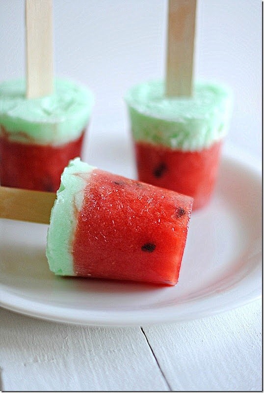 西瓜冰棒 #甜品#