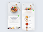 自然AI食品UI视觉用户界面插图用户体验用户界面ios ux电子商务购物添加收据语音os天然ai ui食品