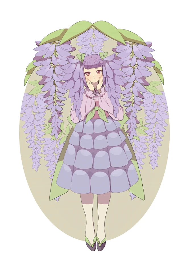 花の擬人化 [7]-花瓣网