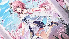 薄涂/伪厚涂/日韩风 可爱的女孩子？韩国画师Yampa的插画作品
花瓣关注原画人，推荐更多精选素材，绘画更有灵感