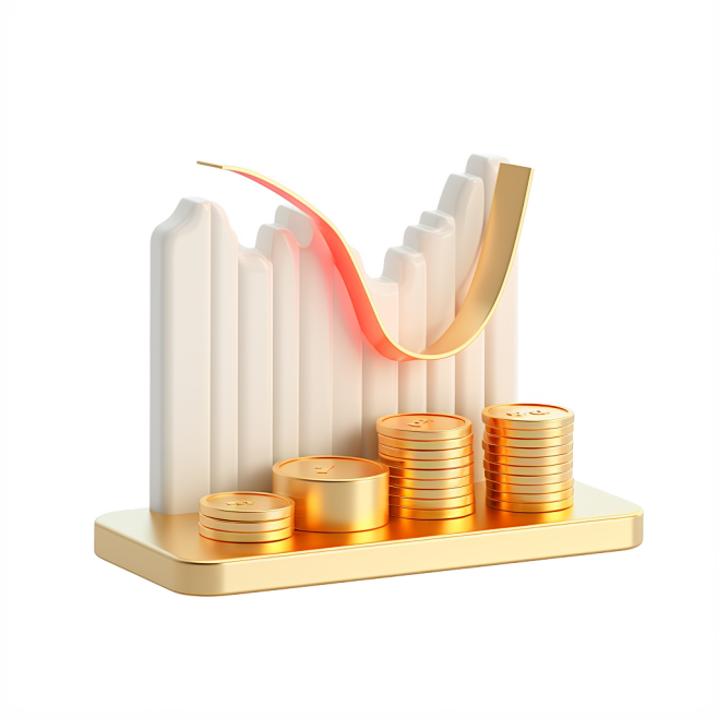 千库网_3D商务金融金币图标免抠元素_元...