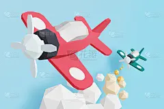 纸艺术风格的空中战斗机武装直升机战斗，易于使用打印自己的标志，图像和文本，任何你想要的，3D渲染设计