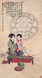 【国画】华三川《古乐飘飘》
