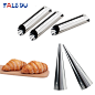 US $2.79 30% OFF|10Pcs Cones Horn Pastry Roll Cream Roll Mold Conical Danish Pastry Croissant Cake Bread Mold Kitchen Baking Tool-in Baking & Pastry Spatulas from Home & Garden on Aliexpress.com | Alibaba Group : Smarter Shopping, Better Living!  