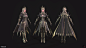 Darkness Rises 美女 剑士 女王-独立角色模型-3D模型,微元素 - 角色,模型,3D角色,3D模型,独立角色 - Element3ds.com!