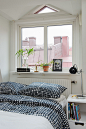 69平二居法式浪漫家居卧室床植物装修效果图