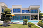 BELEK, TURKEY - JUNE 14, 2015: Swimming pool and modern luxury holiday villa, Belek, Turkey