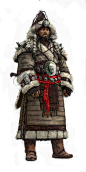 Mongol style raider. I'm thinking they are part of the warrior horse lord tribes of the north.: