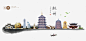 特色自创手绘旅游杭州地标图高清素材 地标 手绘风景图 旅游 杭州地标 特色杭州 西湖 免抠png 设计图片 免费下载