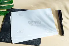 白纸模型纸希望黑色记号笔。