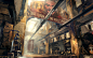 Bioshock Infinite - Finkton Factory Assembly Line concept, Ben Lo : Bioshock Infinite concept art