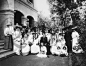 Photograph of Mrs Carnegie with Chinese princesses and women from the foreign legations taken at the British Legation, 6 June 1905 : Mrs Carnegie was the wife of Cecil Carnegie, the British Chargé.  The photographer was S. Yamamoto, Peking.  Reference: MS