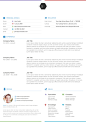 Resume template - Free Download : This is a free resume template that is intended for your personal use. Please do not sell or redistribute it.The file format is .ai and it uses Proxima Nova (Regular & Light). Open sans will work nicely as an alternat