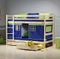 lit-d'enfant-avec-tiroirs-une-maison-sympa-en-vert-et-bleu