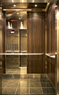 The PE-8000 is one of Premier’s designer series: quarter inch stainless steel inlay bars divide laminate panels on all non-access walls. Optional centered clear safety mirrors complete with inlaid stainless steel bars unify the design. The stainless steel