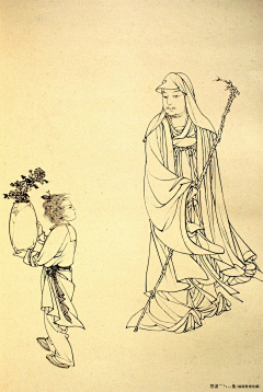 卷毛的卷仔采集到参考-白描传统版画