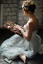 Spring bridal portraits ⎪ Antonova Kseniya Photography ⎪ see more on: http://burnettsboards.com/2015/04/spring-nature-bridal-portraits/: 