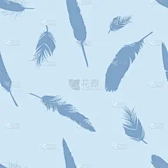 向量无缝模式的羽毛